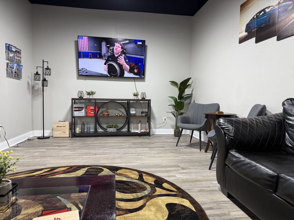 At Fox Motors Bimmer Specialists, enjoy our waiting room while your BMW, MINI Cooper, or Rolls Royce is being serviced.  We Appreciate our Customers!